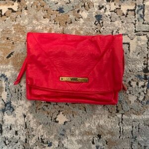 Vans Red Clutch Purse with removable strap